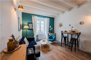 Duplex 3 étoiles centre historique au calme entre océan, vignobles et chateaux